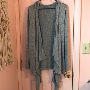 Asymmetrical Hooded Cardigan